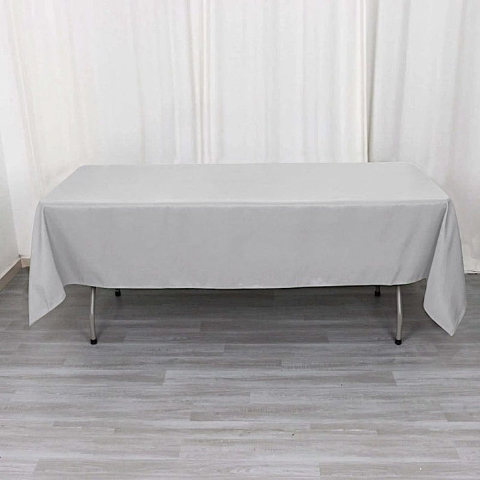 60x102" Premium Polyester Rectangular Tablecloth Wedding Table Linens