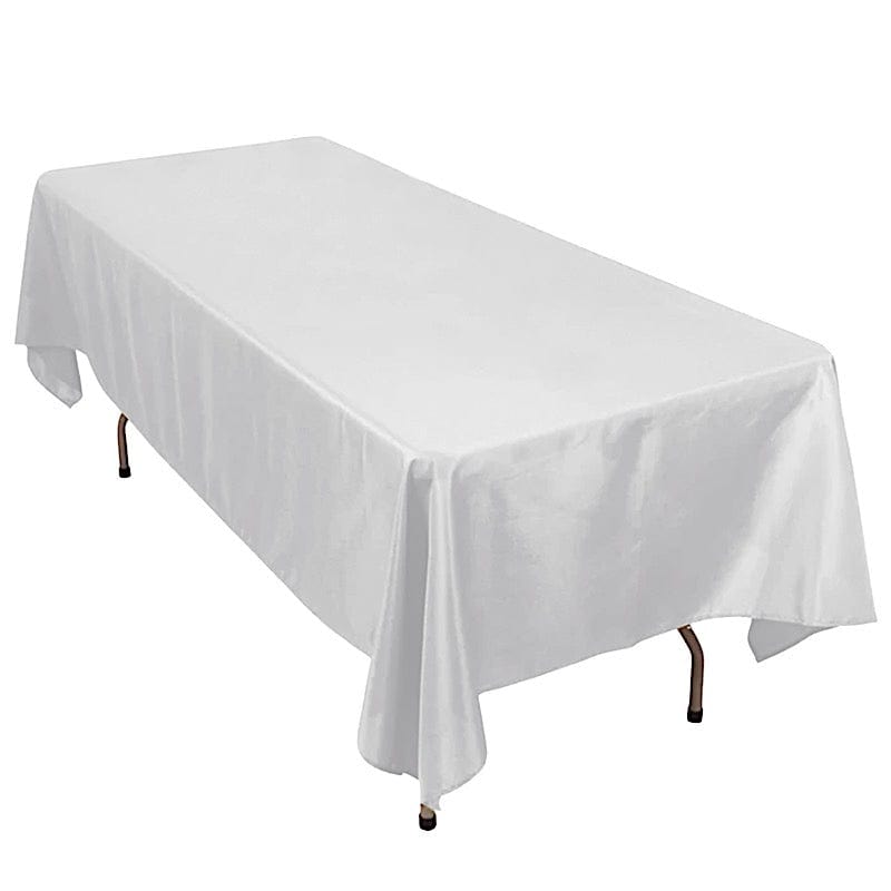 60x102" Premium Polyester Rectangular Tablecloth Wedding Table Linens
