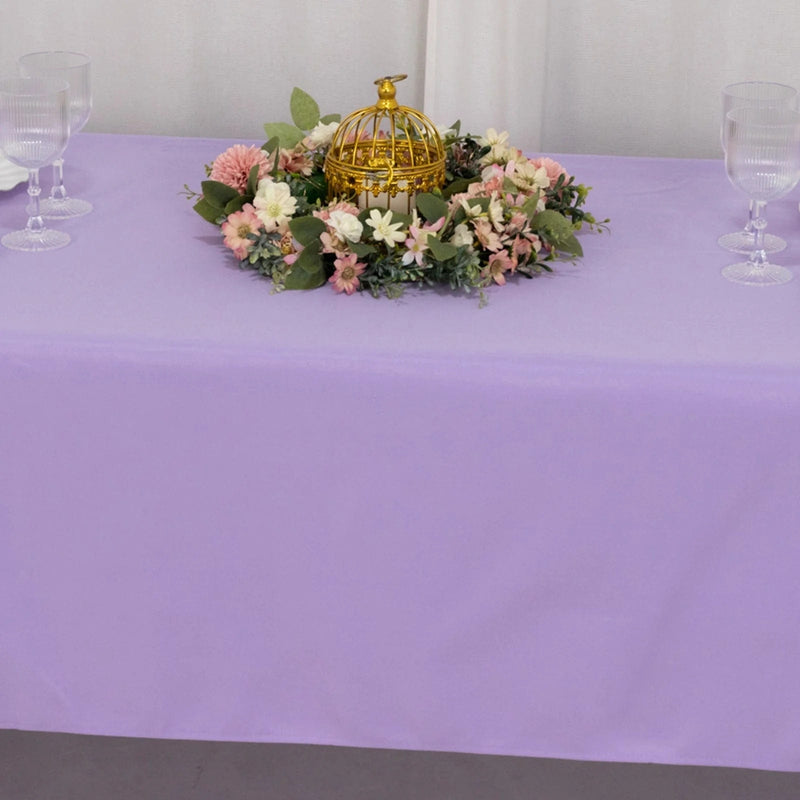 60" x 126" Premium Polyester Rectangular Tablecloth