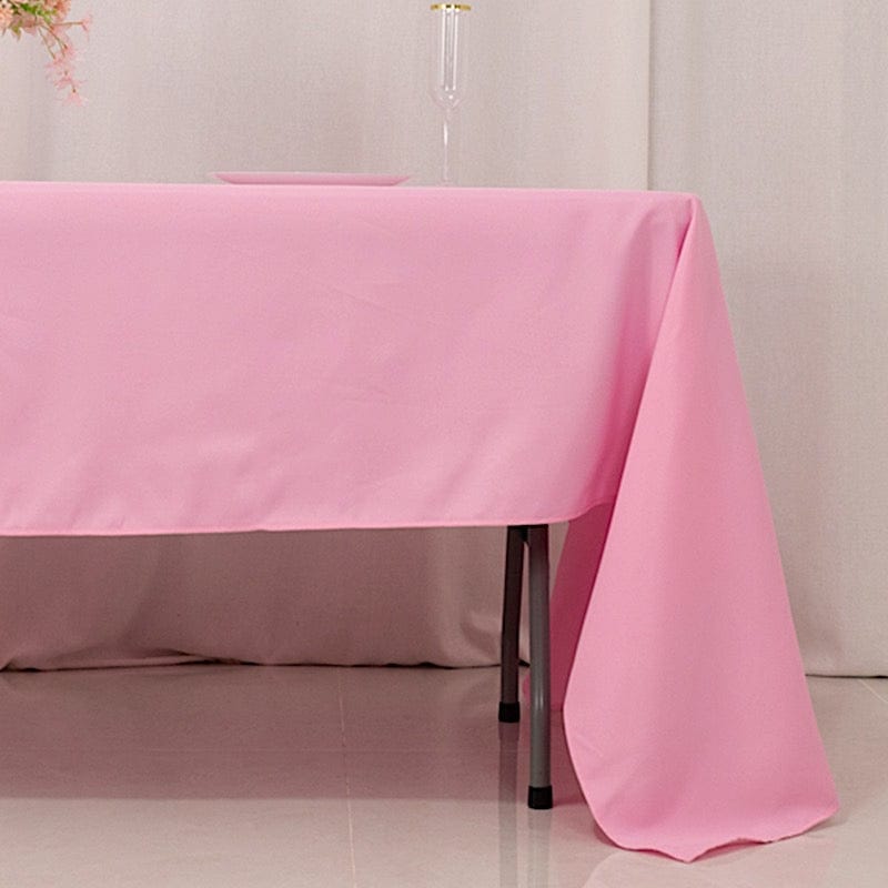 60" x 126" Premium Polyester Rectangular Tablecloth