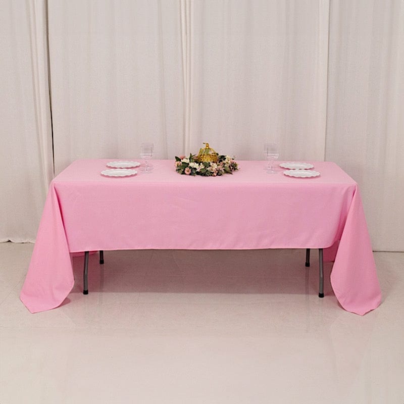 60" x 126" Premium Polyester Rectangular Tablecloth