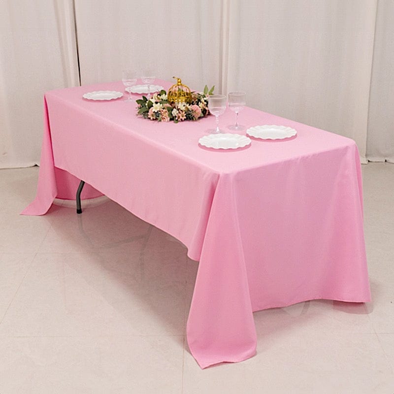 60" x 126" Premium Polyester Rectangular Tablecloth
