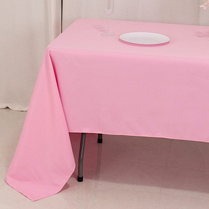 60" x 126" Premium Polyester Rectangular Tablecloth