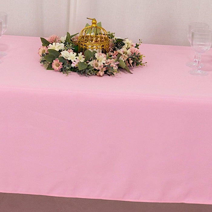 60" x 126" Premium Polyester Rectangular Tablecloth