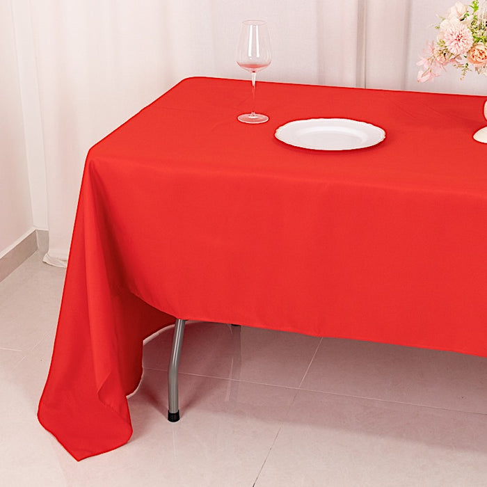 60" x 126" Premium Polyester Rectangular Tablecloth