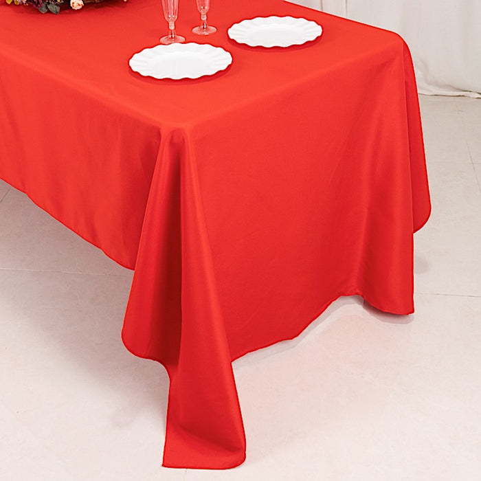 60" x 126" Premium Polyester Rectangular Tablecloth