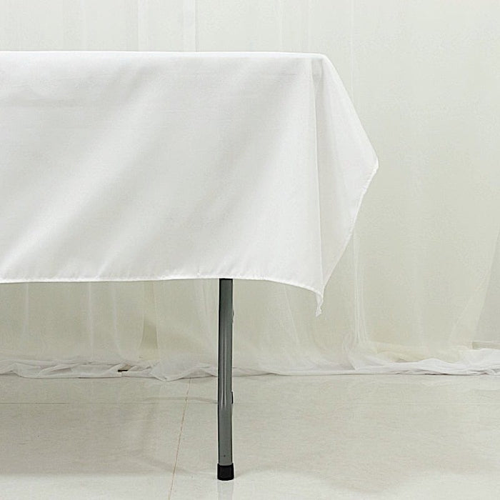 60" x 84" Polyester Rectangular Tablecloth