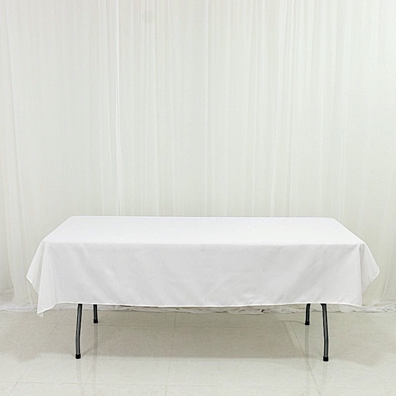 60" x 84" Polyester Rectangular Tablecloth