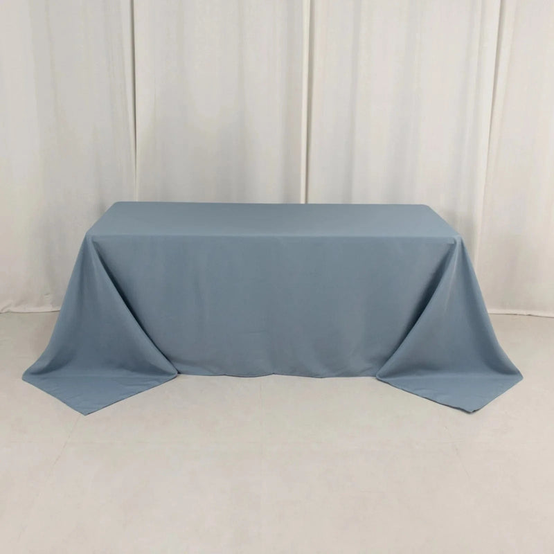 90" x 132" Premium Polyester Rectangular Tablecloth