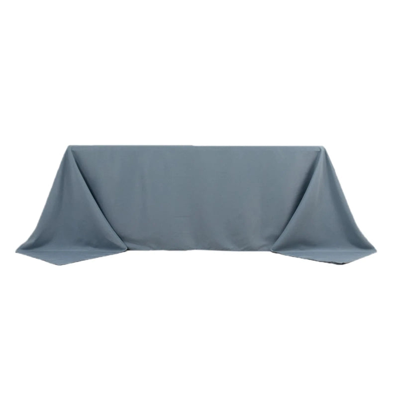 90" x 132" Premium Polyester Rectangular Tablecloth