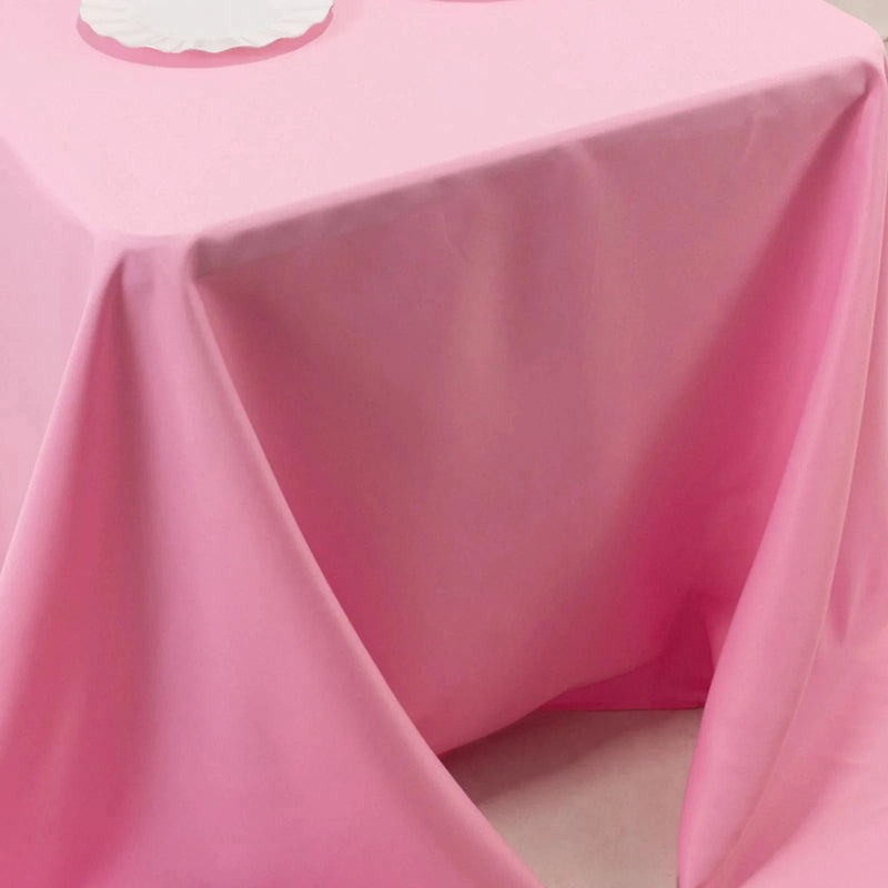 90" x 132" Premium Polyester Rectangular Tablecloth