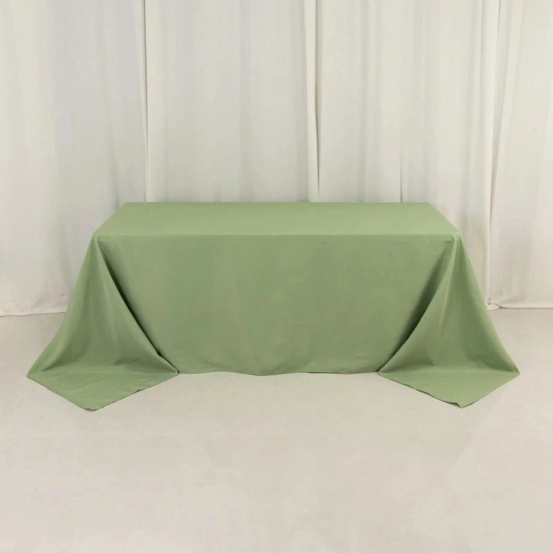 90" x 156" Premium Polyester Rectangular Tablecloth