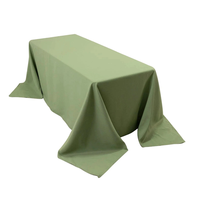 90" x 156" Premium Polyester Rectangular Tablecloth