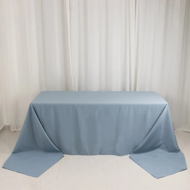 90" x 156" Premium Polyester Rectangular Tablecloth