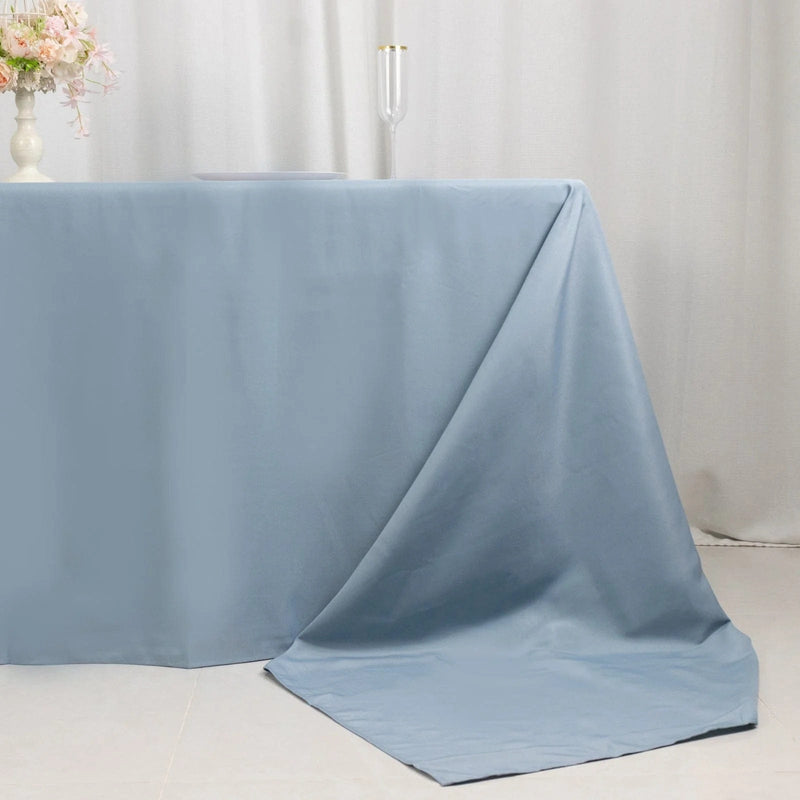 90" x 156" Premium Polyester Rectangular Tablecloth