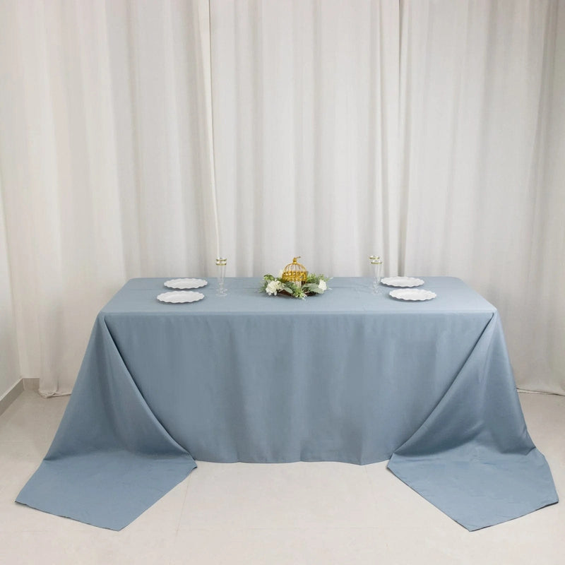 90" x 156" Premium Polyester Rectangular Tablecloth