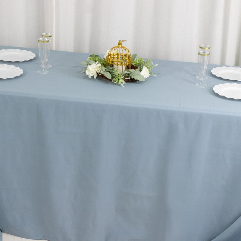 90" x 156" Premium Polyester Rectangular Tablecloth