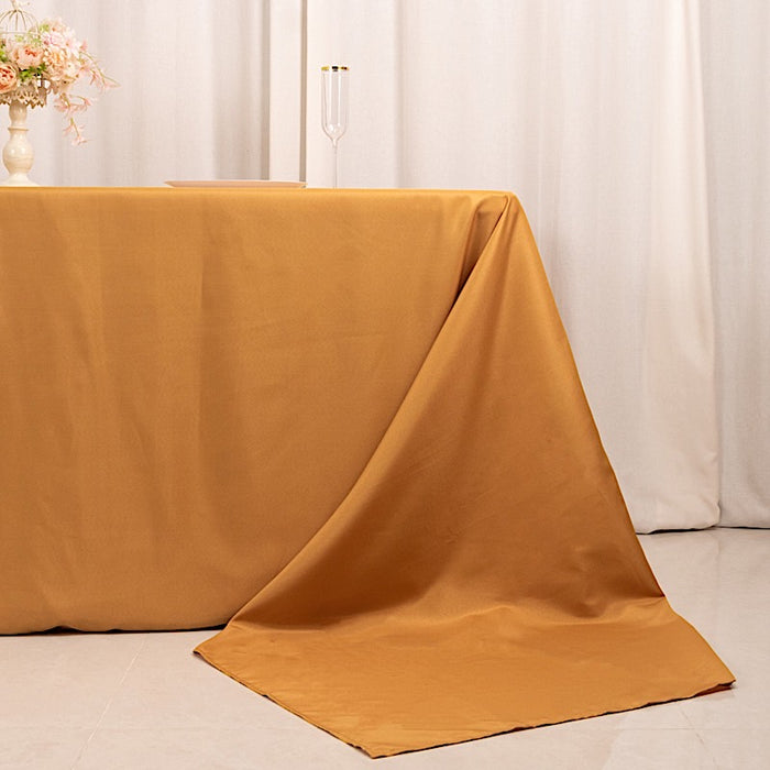 90" x 156" Premium Polyester Rectangular Tablecloth