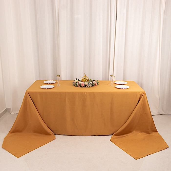 90" x 156" Premium Polyester Rectangular Tablecloth