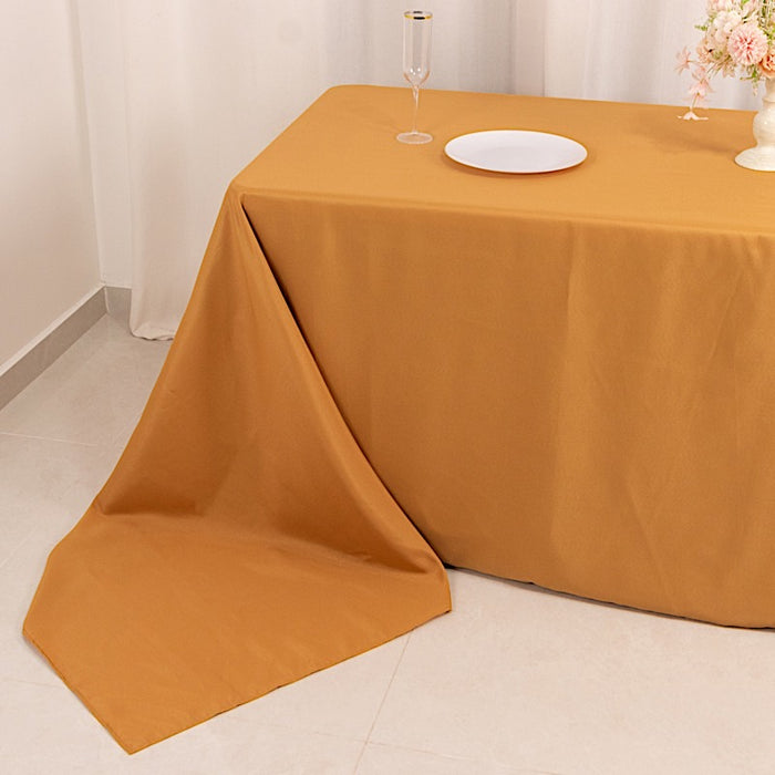 90" x 156" Premium Polyester Rectangular Tablecloth