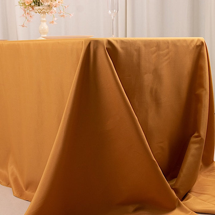 90" x 156" Premium Polyester Rectangular Tablecloth