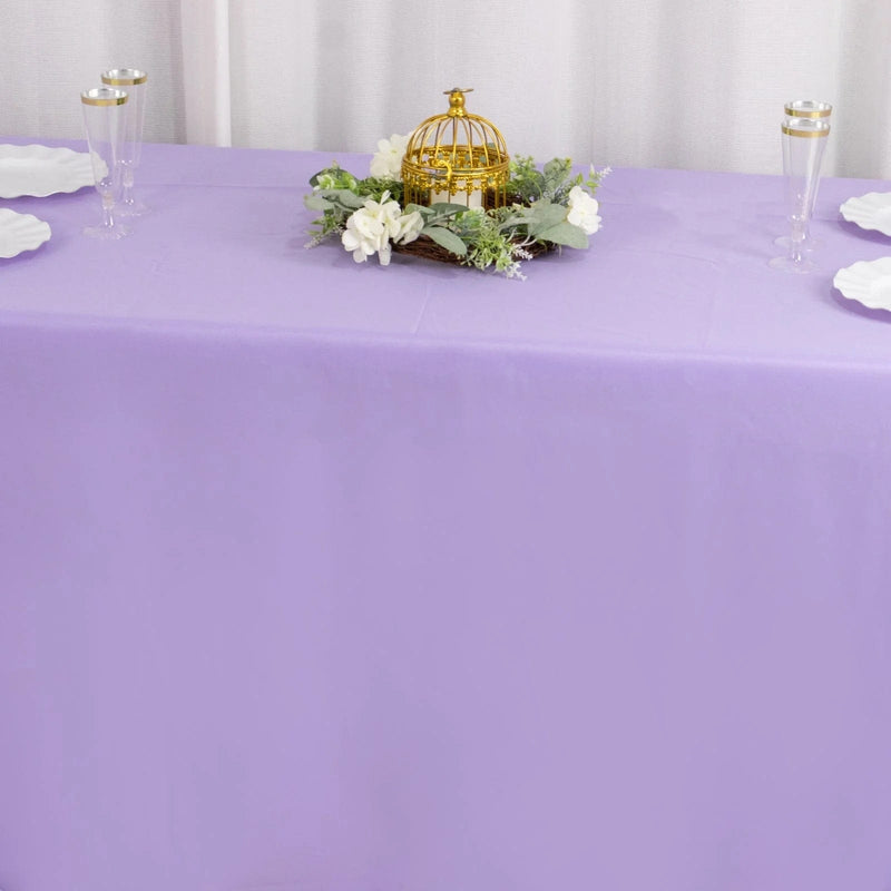 90" x 156" Premium Polyester Rectangular Tablecloth