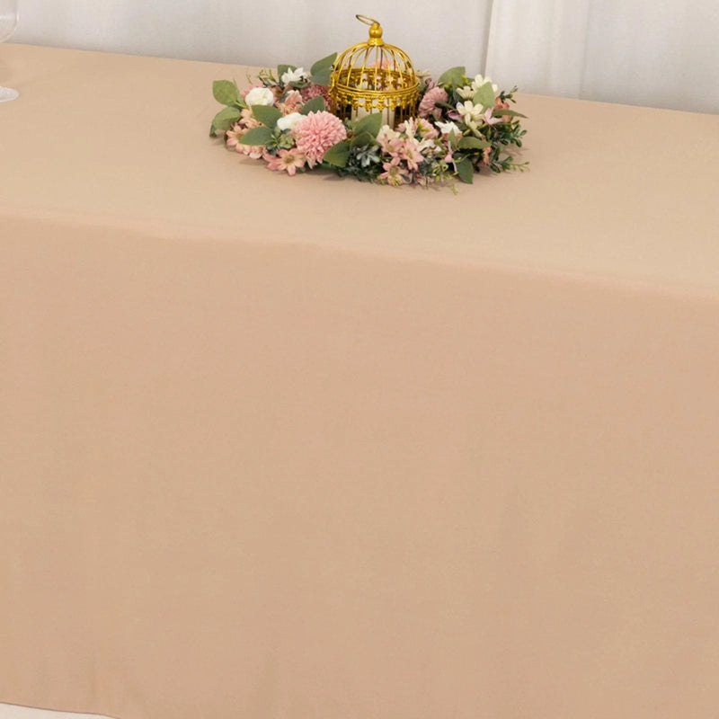 90" x 156" Premium Polyester Rectangular Tablecloth