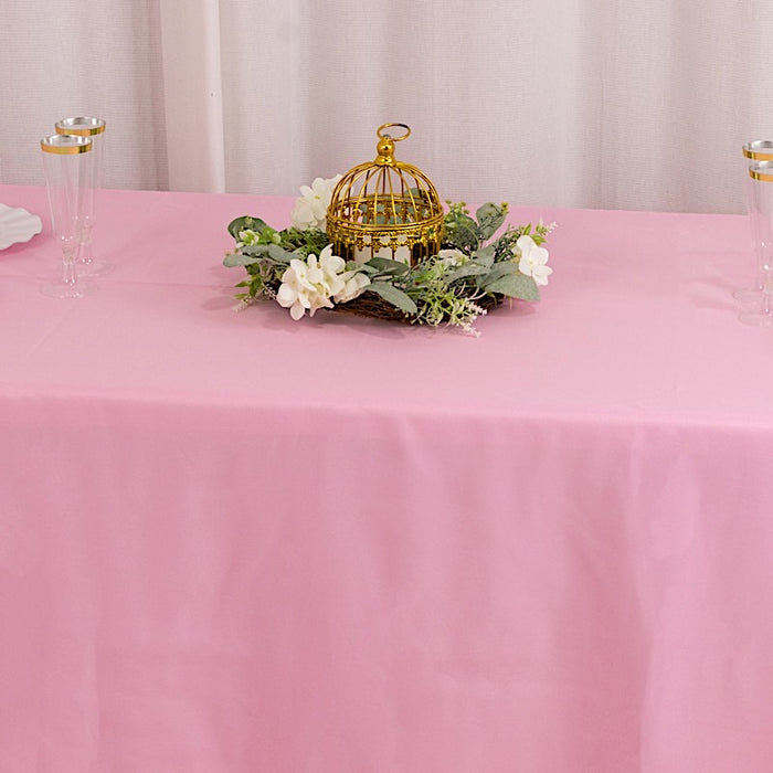 90" x 156" Premium Polyester Rectangular Tablecloth