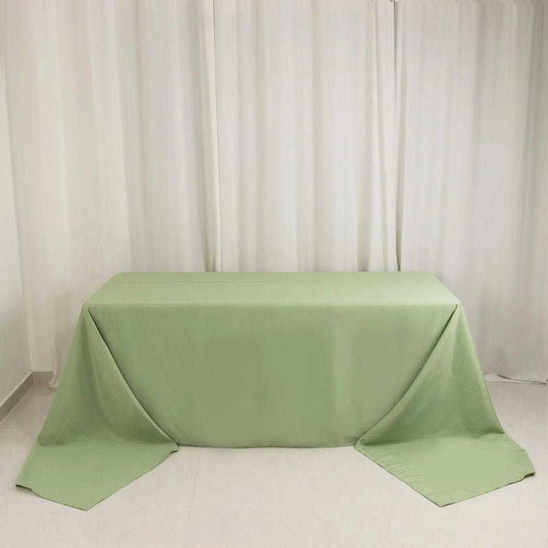 90" x 156" Premium Polyester Rectangular Tablecloth