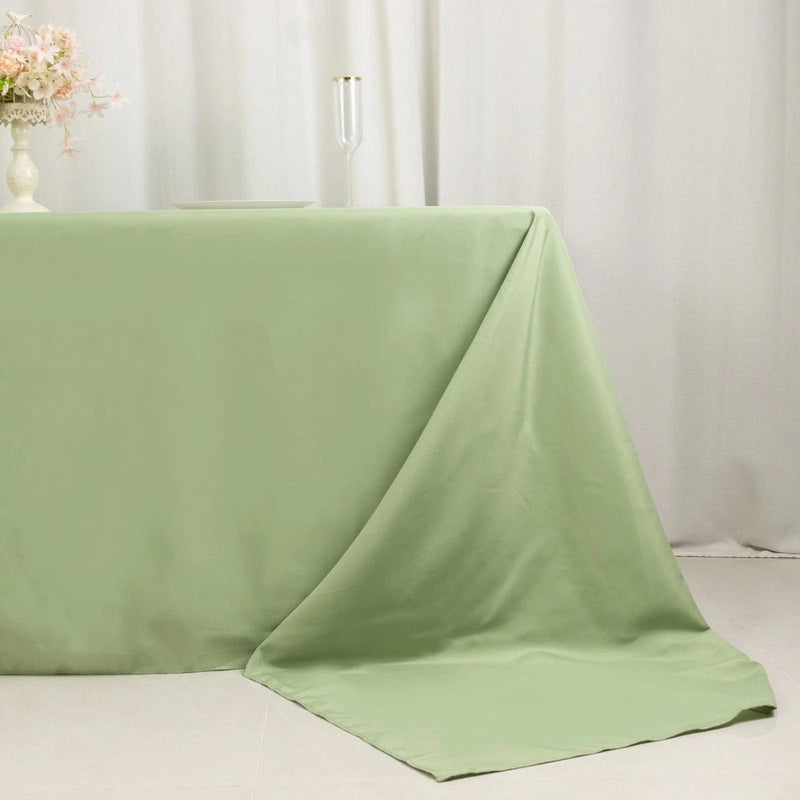 90" x 156" Premium Polyester Rectangular Tablecloth