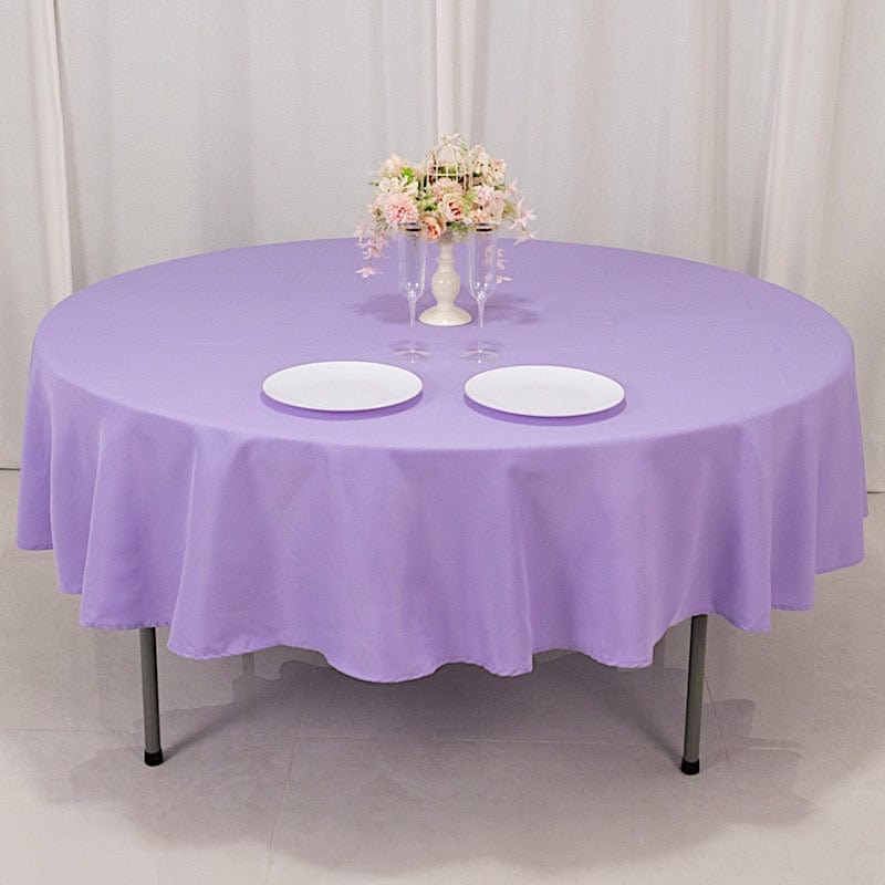 90" Round Tablecloth Premium Polyester Table Cover