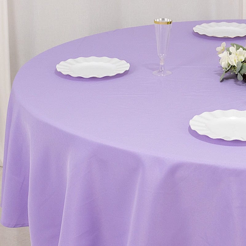 90" Round Tablecloth Premium Polyester Table Cover
