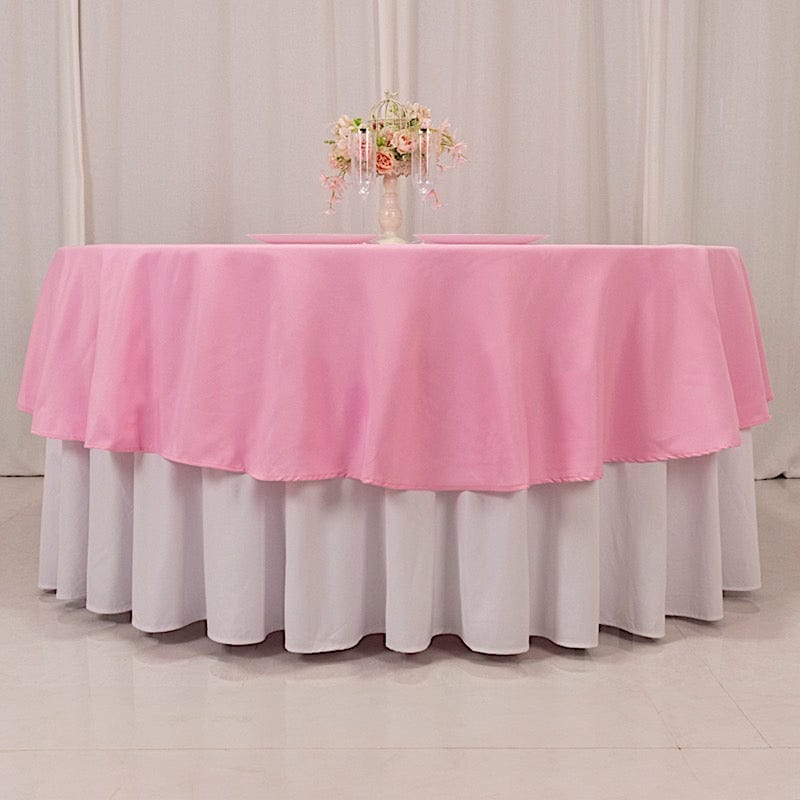 90" Round Tablecloth Premium Polyester Table Cover