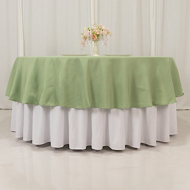 90" Round Tablecloth Premium Polyester Table Cover