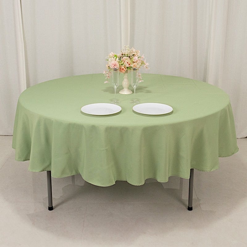90" Round Tablecloth Premium Polyester Table Cover