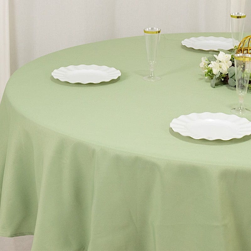 90" Round Tablecloth Premium Polyester Table Cover