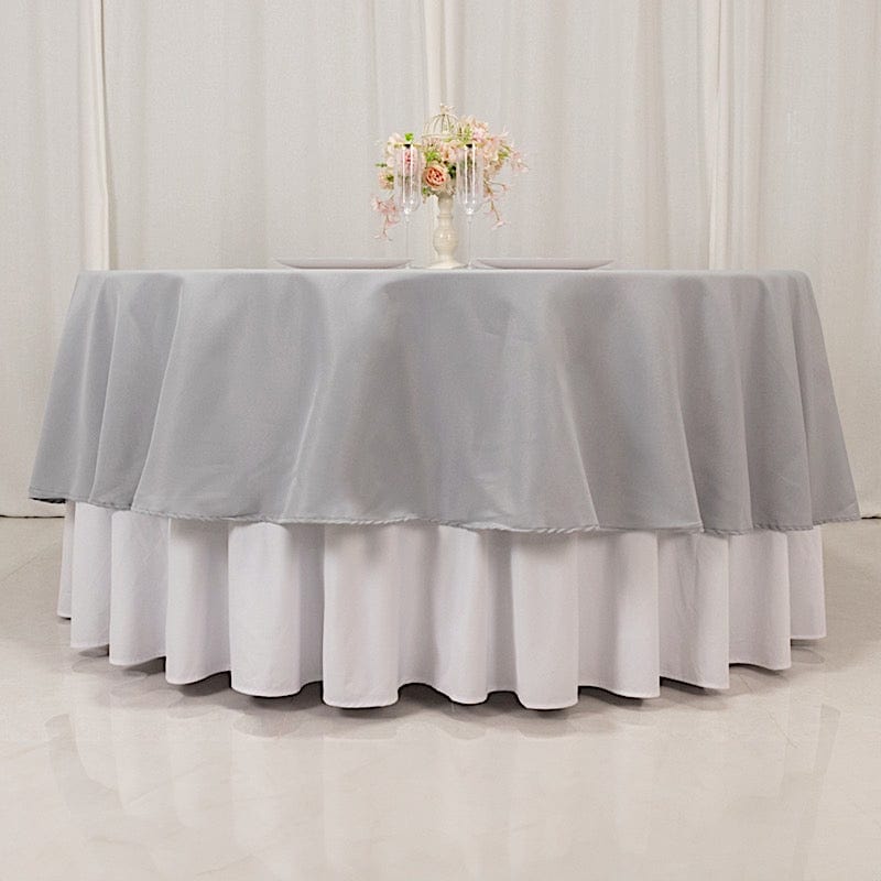 90" Round Tablecloth Premium Polyester Table Cover