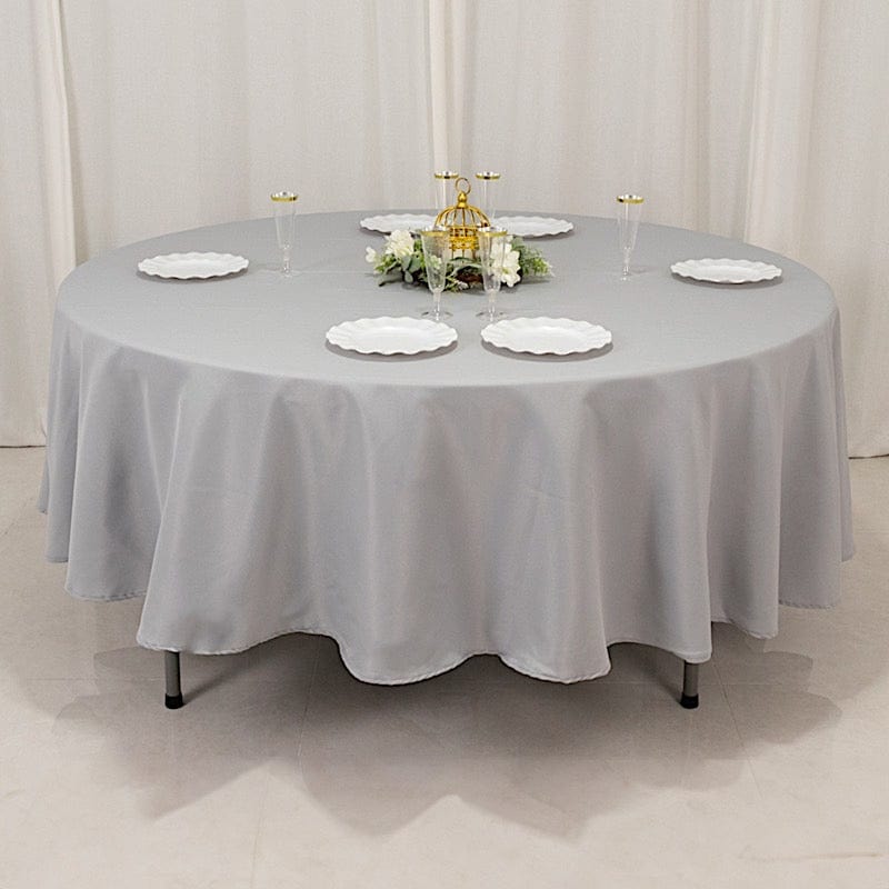 90" Round Tablecloth Premium Polyester Table Cover