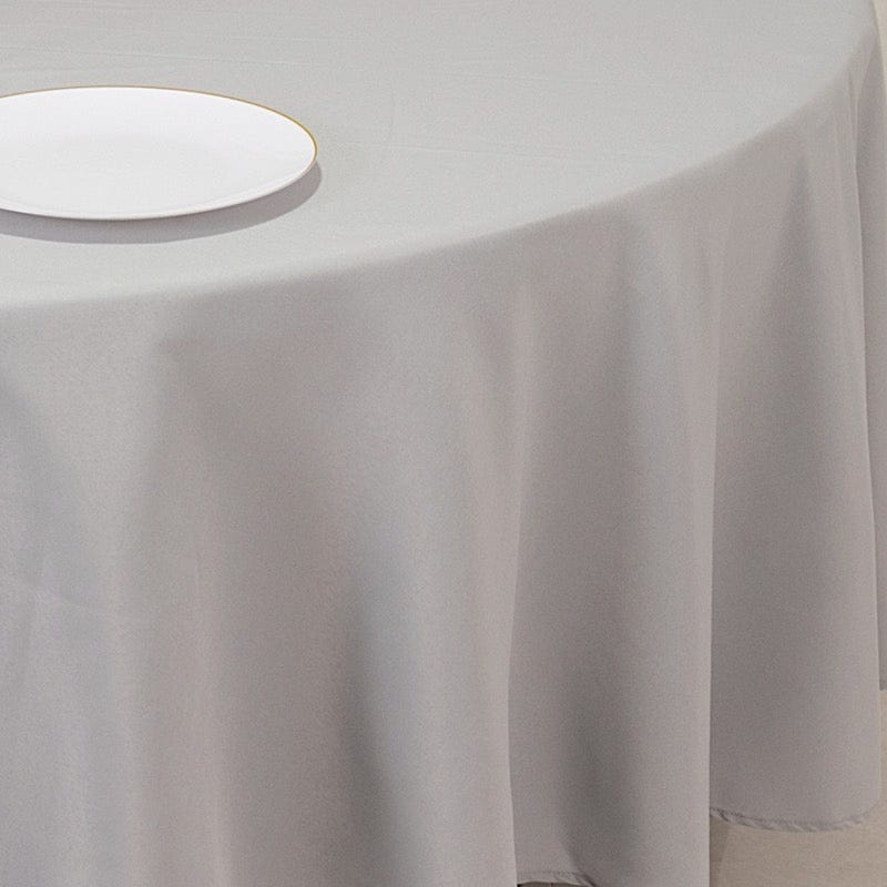90" Round Tablecloth Premium Polyester Table Cover