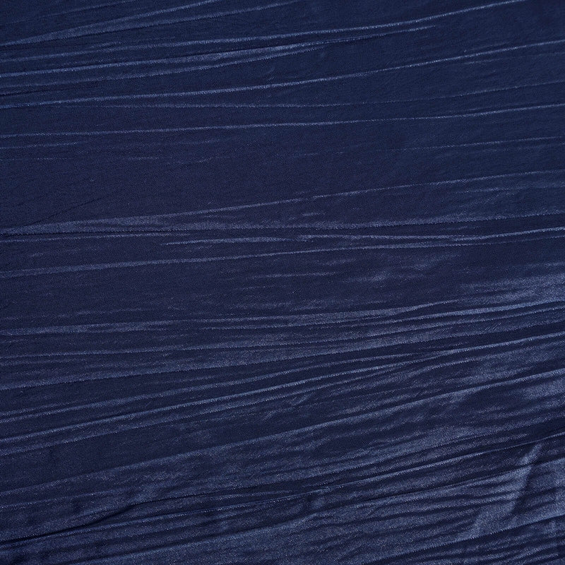 90" x 156" Accordion Metallic Crinkled Taffeta Rectangular Tablecloth