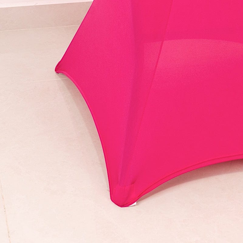 36" Elegant Spandex Cocktail Table Cover High Top Style