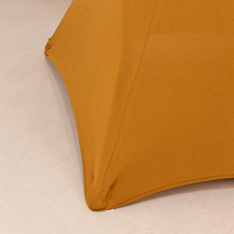 36" Elegant Spandex Cocktail Table Cover High Top Style