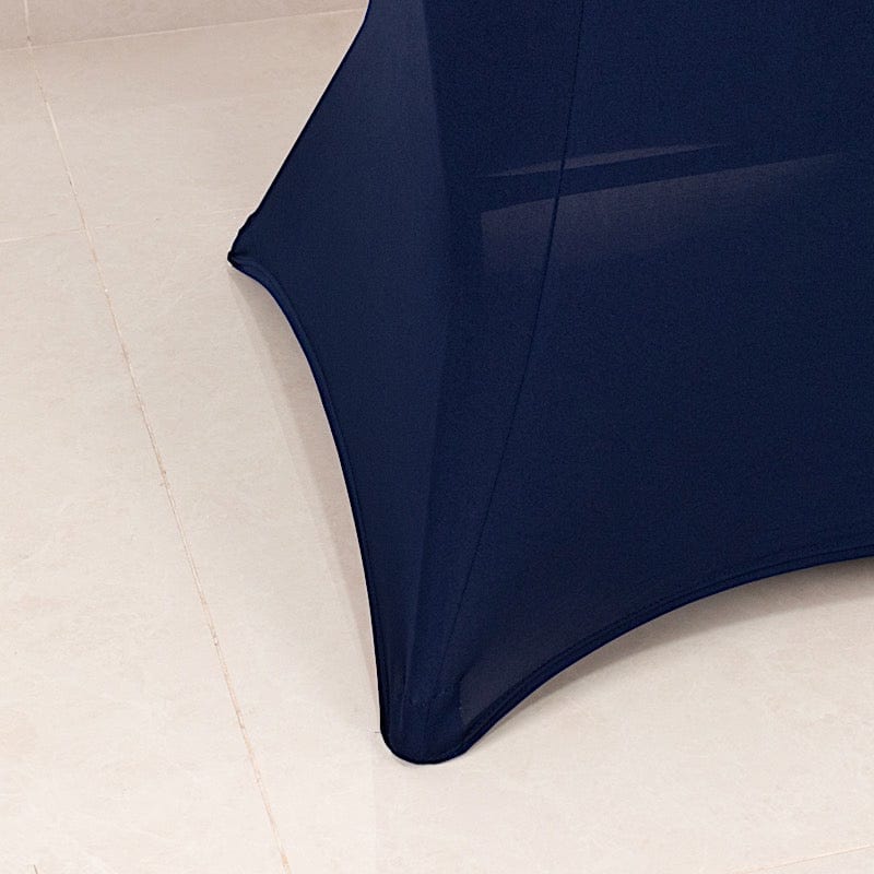 36" Elegant Spandex Cocktail Table Cover High Top Style