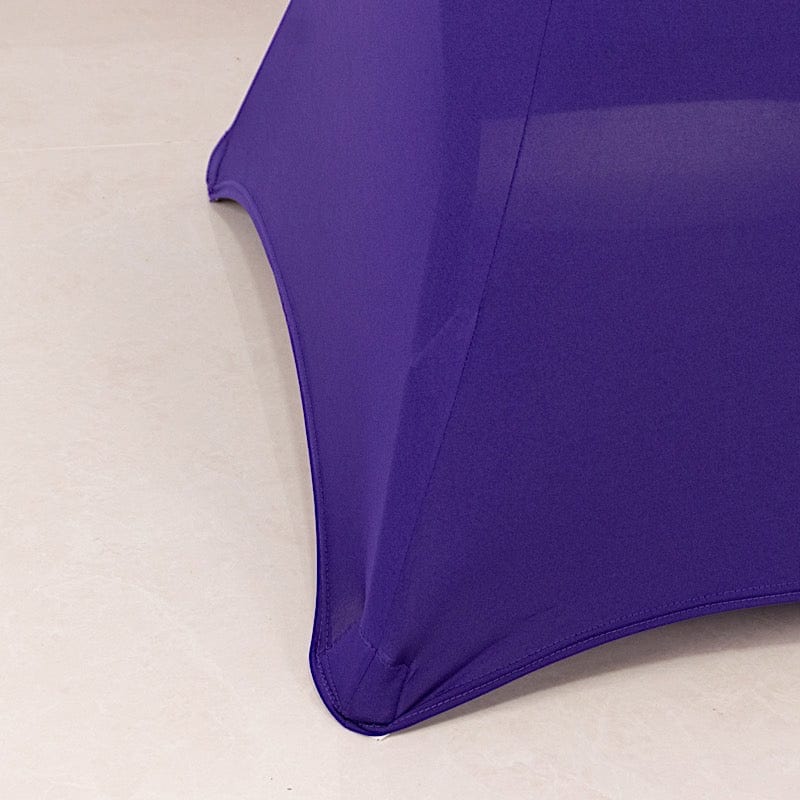 36" Elegant Spandex Cocktail Table Cover High Top Style
