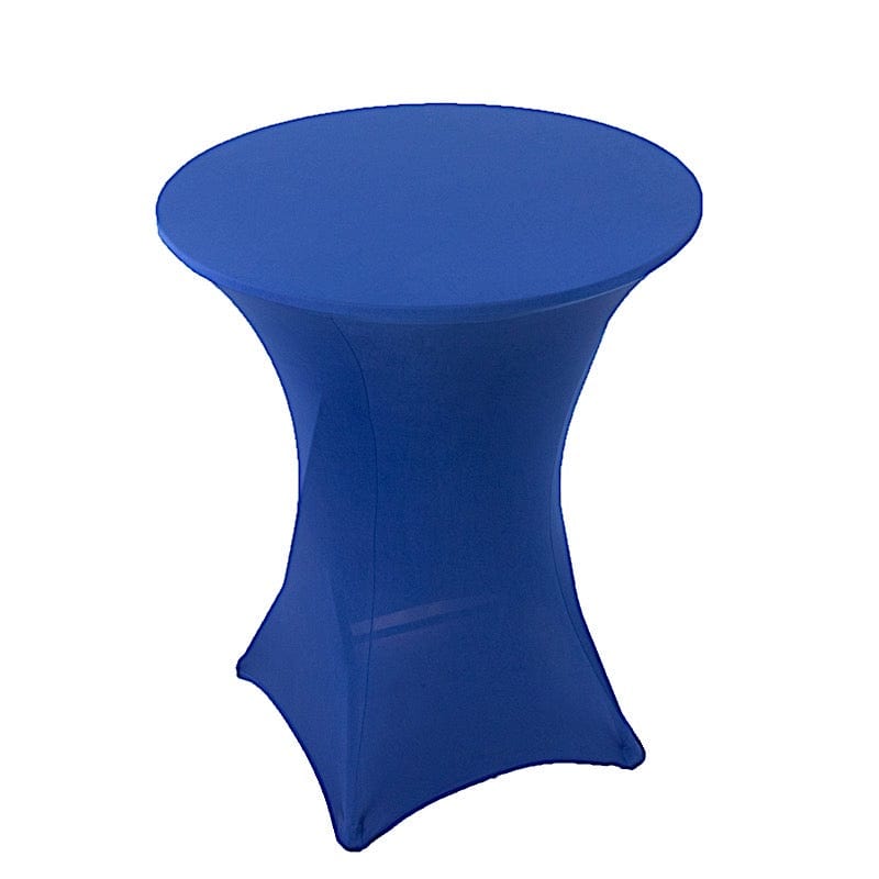 36" Elegant Spandex Cocktail Table Cover High Top Style