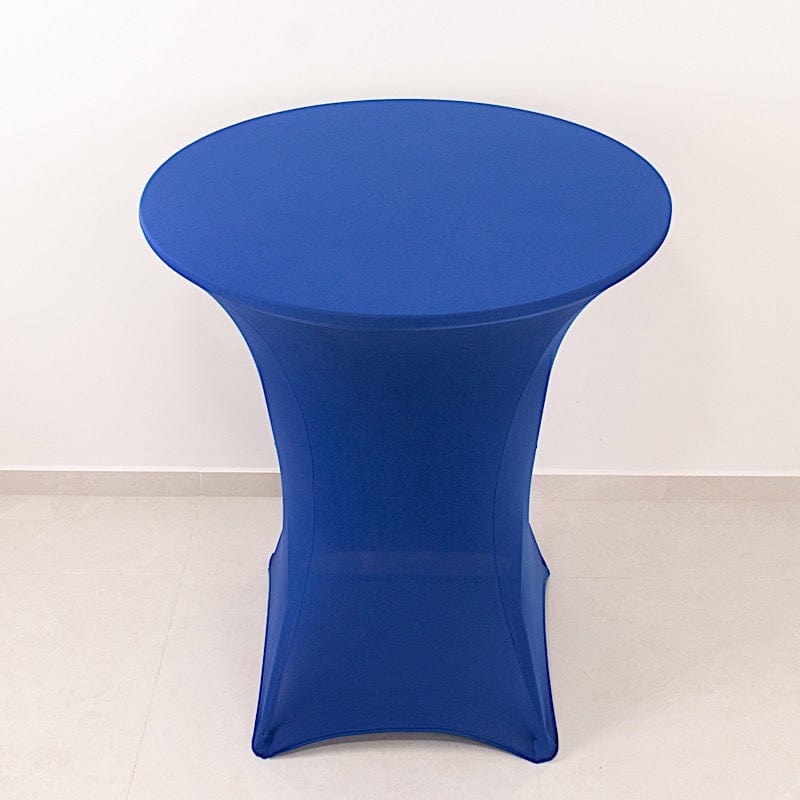 36" Elegant Spandex Cocktail Table Cover High Top Style