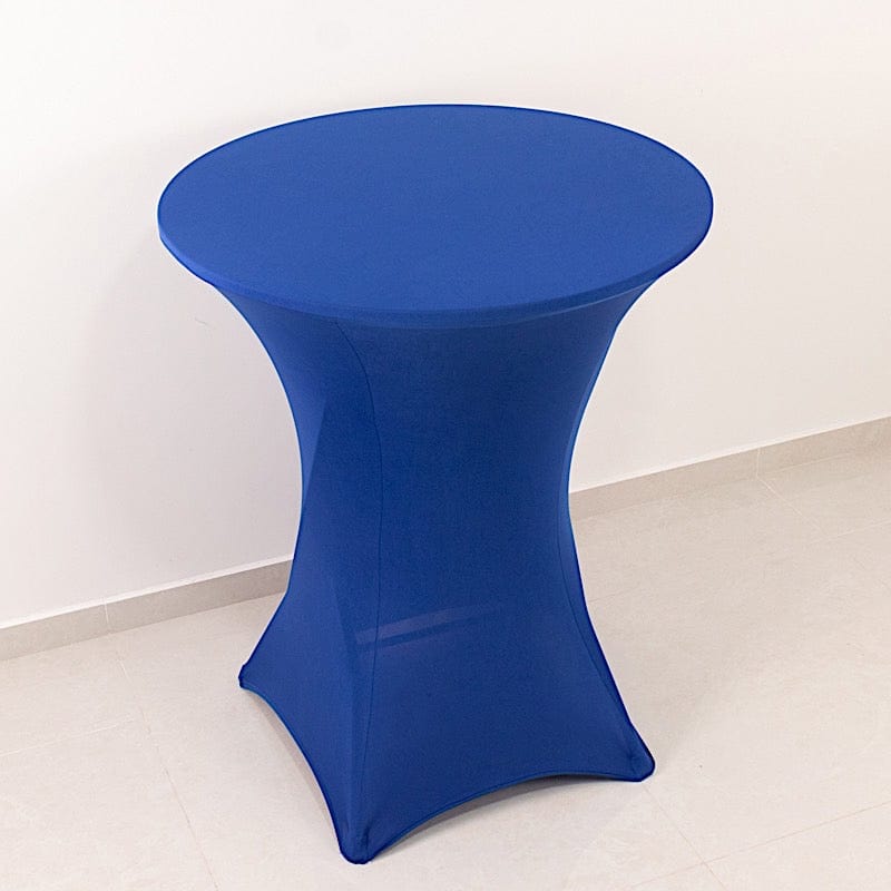36" Elegant Spandex Cocktail Table Cover High Top Style