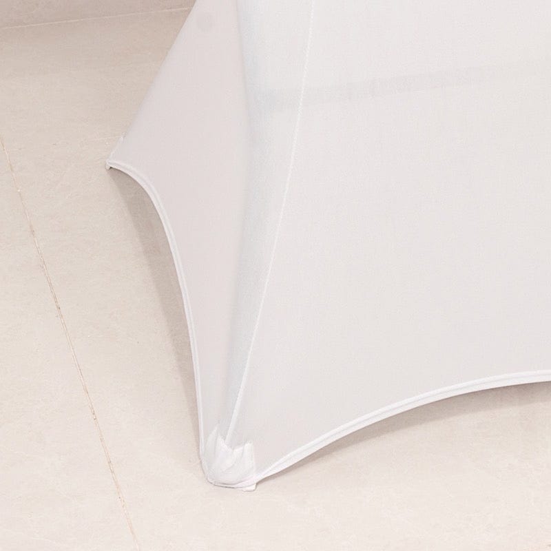 36" Elegant Spandex Cocktail Table Cover High Top Style