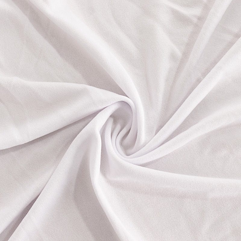 36" Elegant Spandex Cocktail Table Cover High Top Style