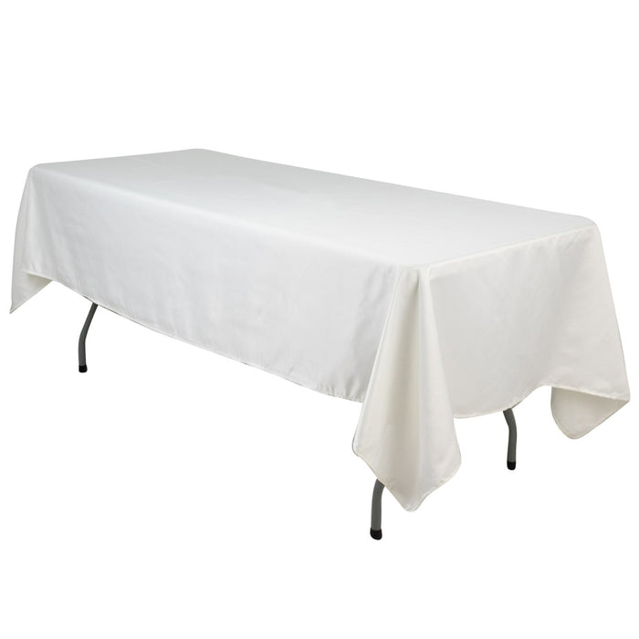 60" x 102" Lamour Satin Rectangular Tablecloth
